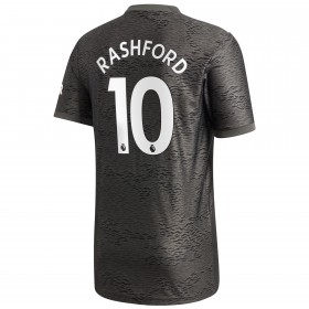 Koszulka Manchester United Marcus Rashford 10 Wyjazdowe Stroje Piłkarskie 2020/21 Krótki Rękaw